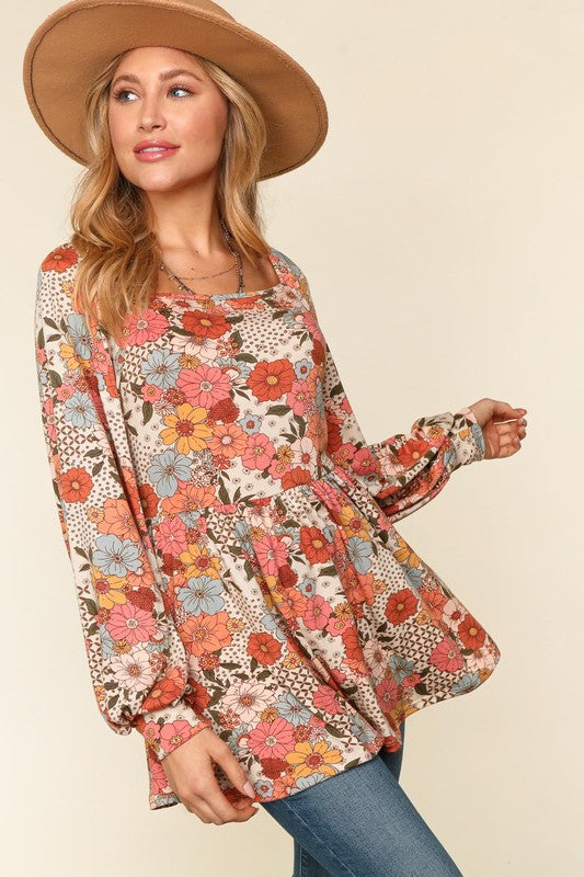 Curvy Calling Home Top