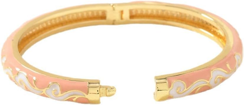 Girls Cloisonne Enamel Bangle Bracelet - Delta Swanky Girl