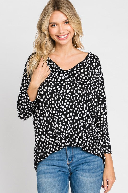 Curvy Love To Lean On Top (Black)