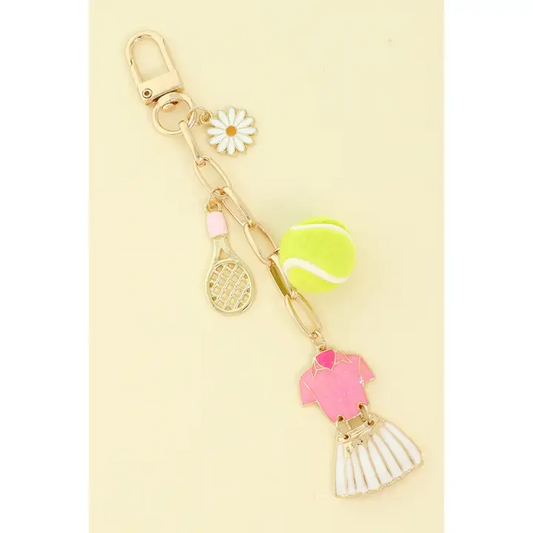 Love 40 Tennis Charm Accessory - Delta Swanky Girl