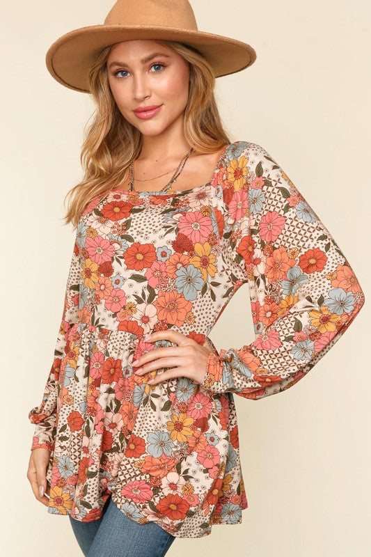 Curvy Calling Home Top