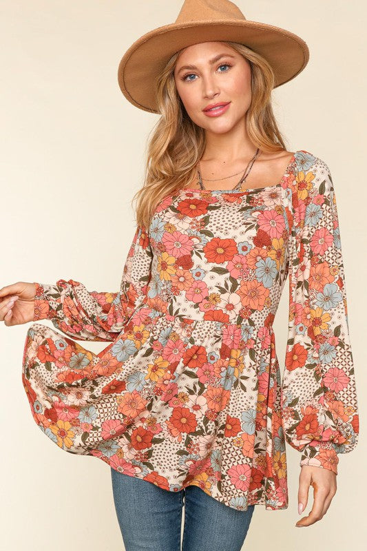 Curvy Calling Home Top