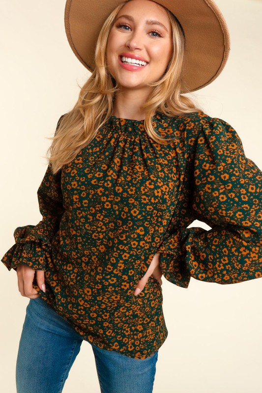 Glowing Garden Top (Hunter Green)