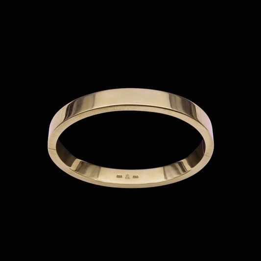 Flat Oval Hinge Bracelet