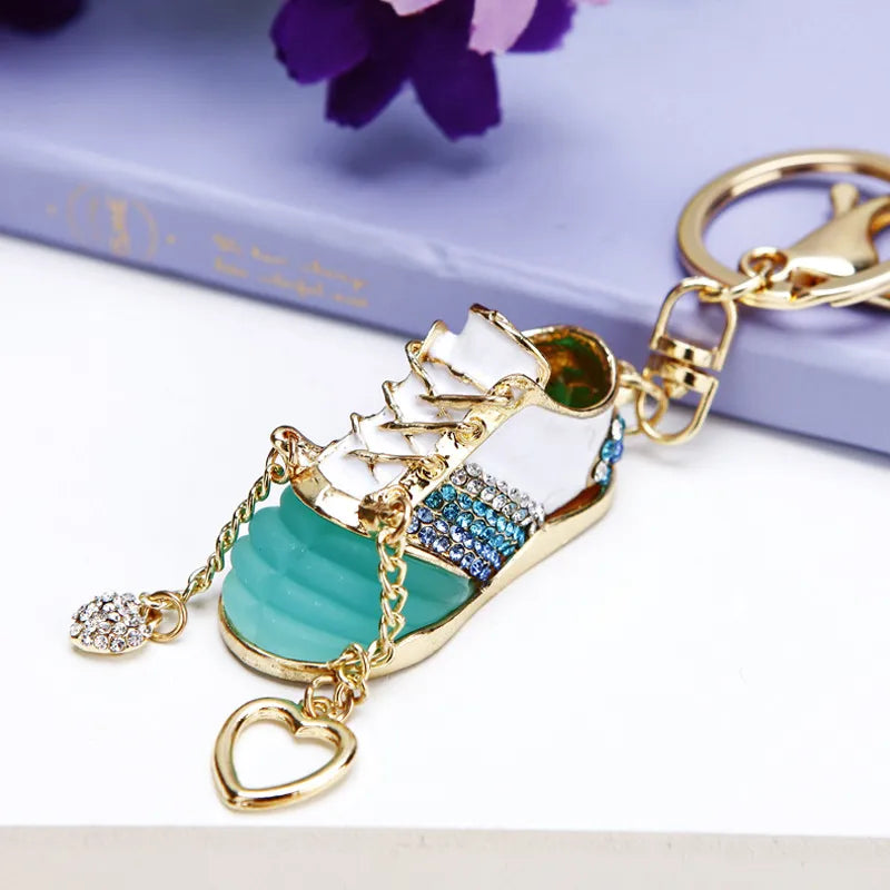 Bling Sneaker Charm Accessory - Blue - Delta Swanky Girl