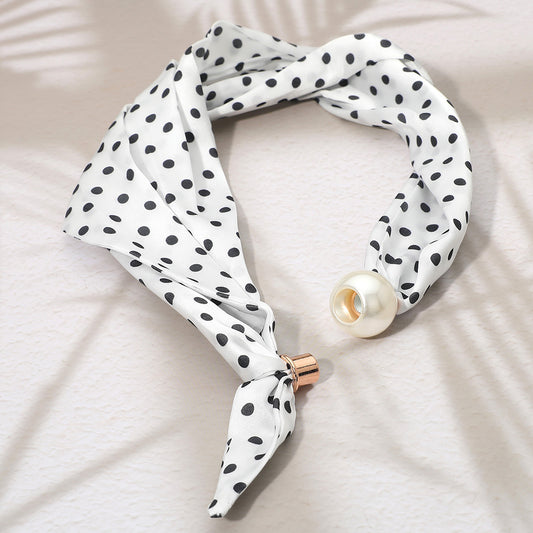 Pearl Scarf Necklace - Delta Swanky Girl