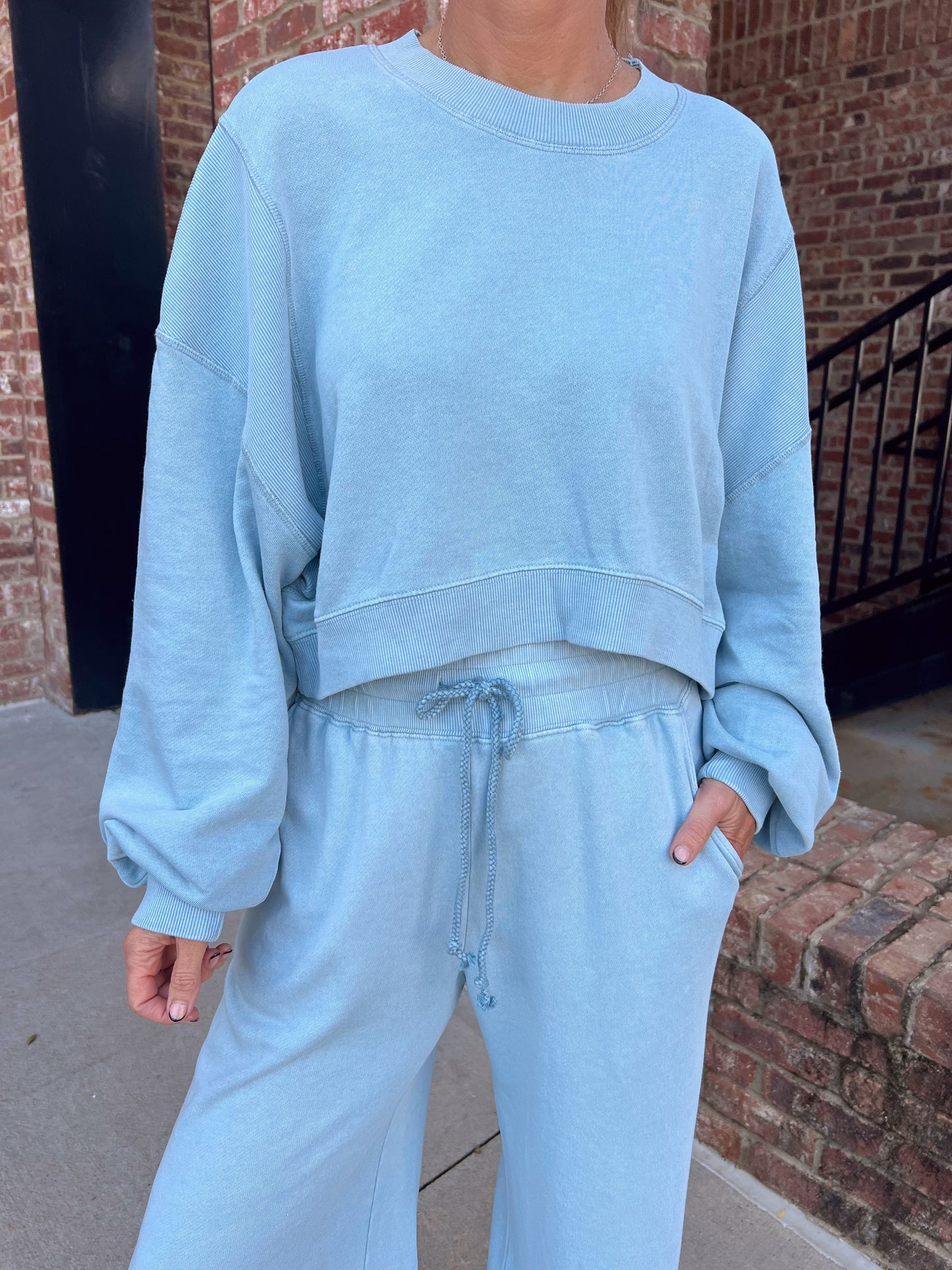 Santa Maria Pant Set - Icy Blue