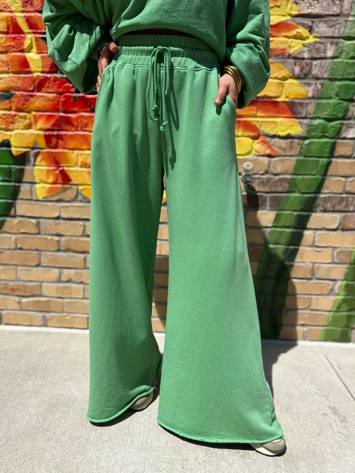 Santa Maria Pant Set - Field Green - Delta Swanky Girl