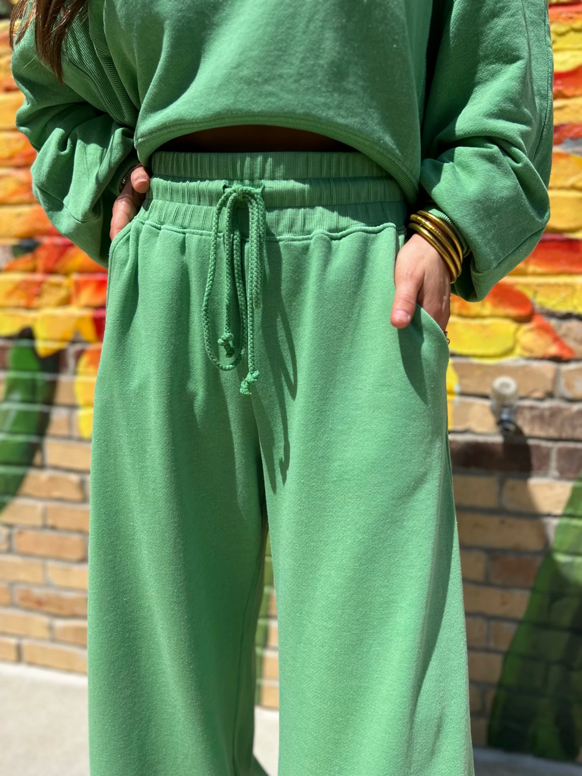 Santa Maria Pant Set - Field Green - Delta Swanky Girl