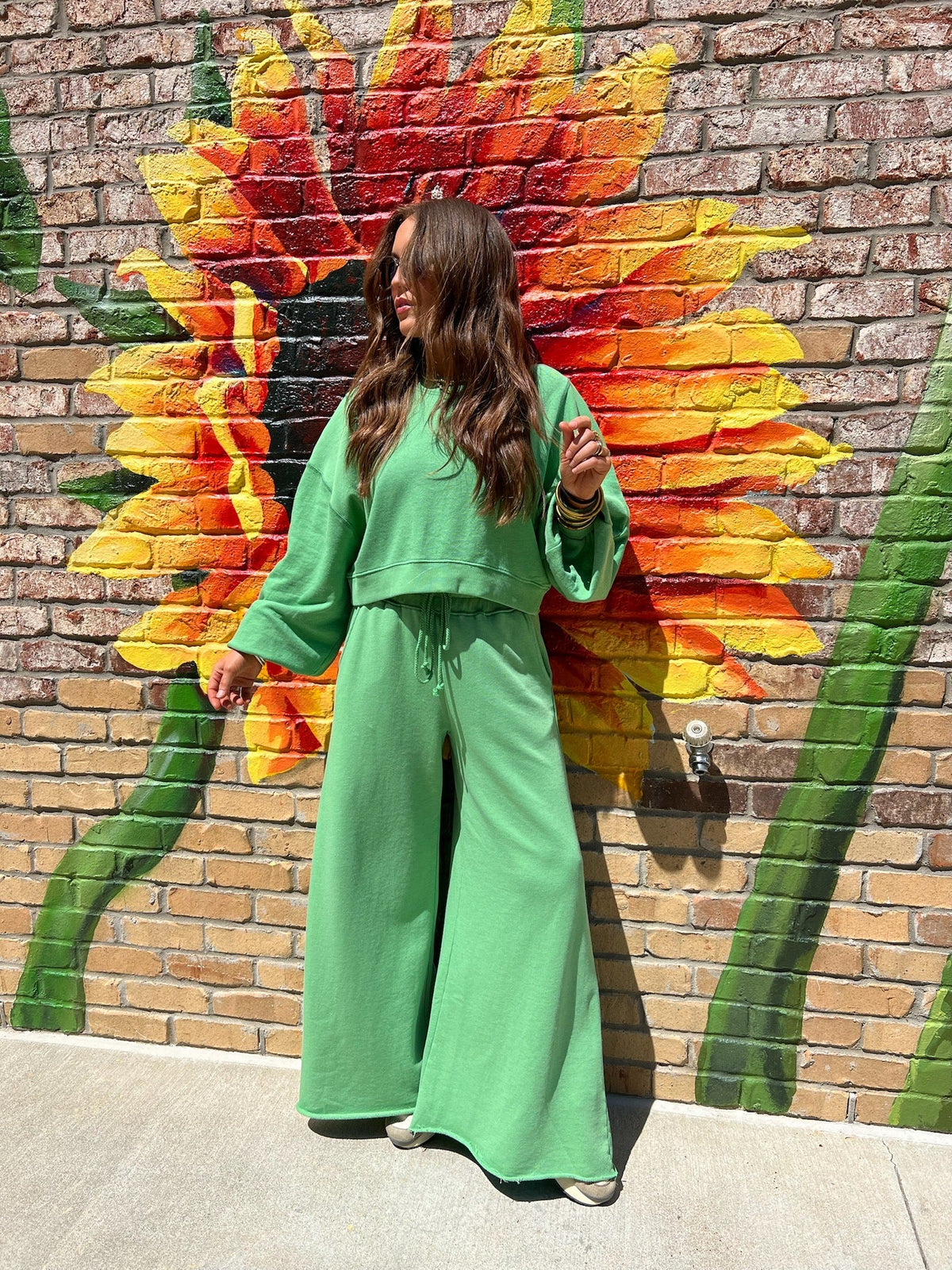 Santa Maria Pant Set - Field Green - Delta Swanky Girl