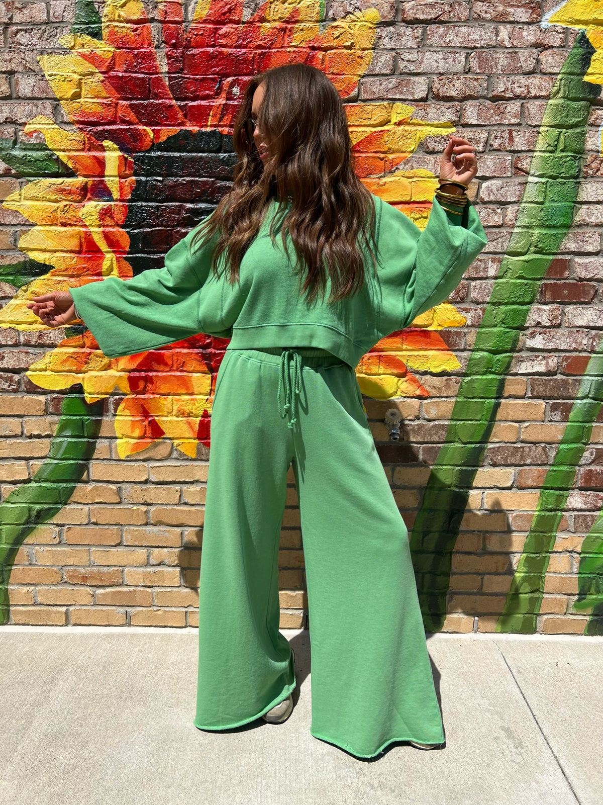 Santa Maria Pant Set - Field Green - Delta Swanky Girl