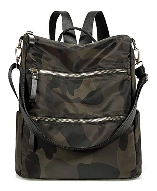 Allie Nylon Backpack - Camo - Delta Swanky Girl
