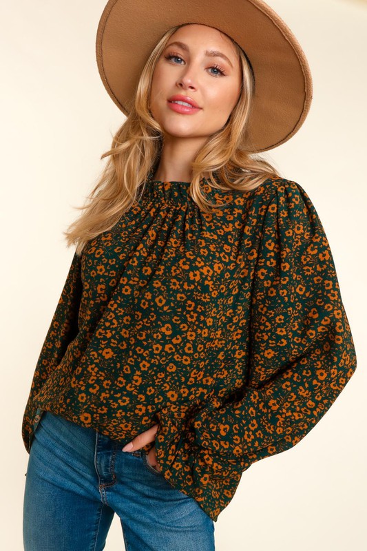 Glowing Garden Top (Hunter Green)