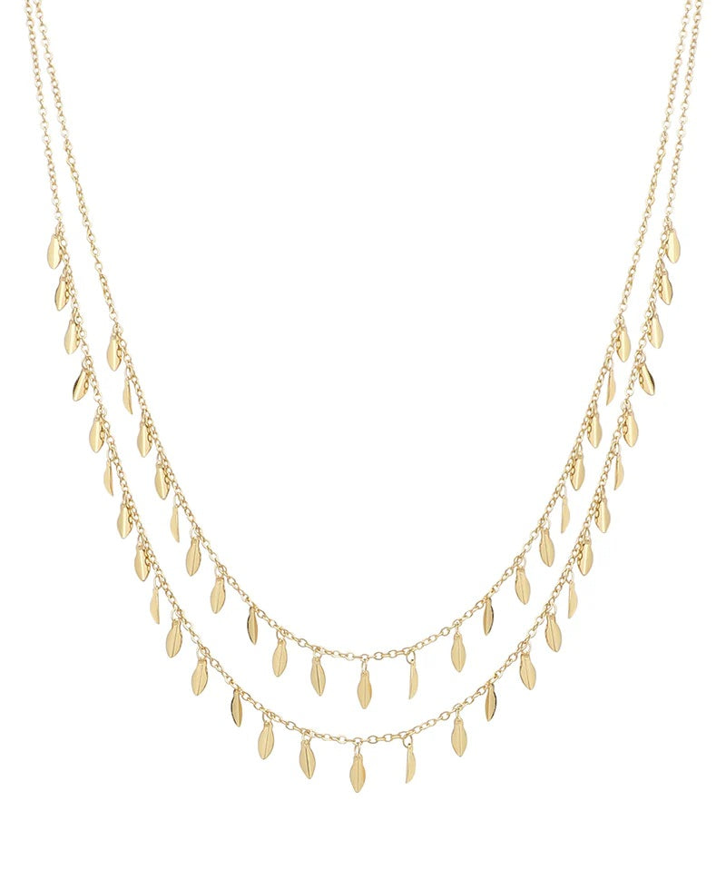 Falling Leaves Layered Necklace - Delta Swanky Girl