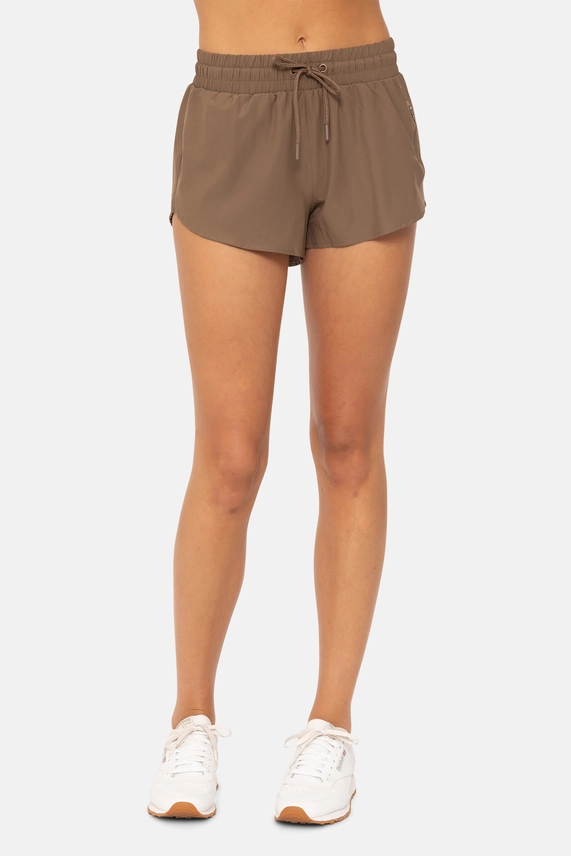 Drapey Active Shorts - Java - Delta Swanky Girl