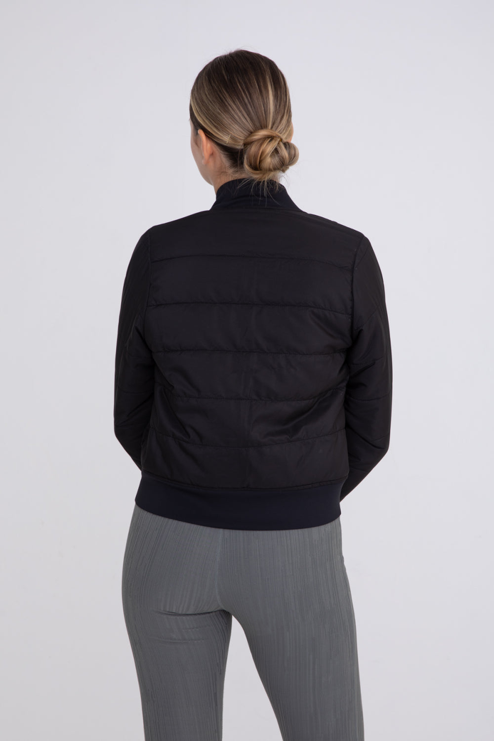 Reversible Active Bomber Jacket - Black - Delta Swanky Girl