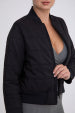 Reversible Active Bomber Jacket - Black - Delta Swanky Girl