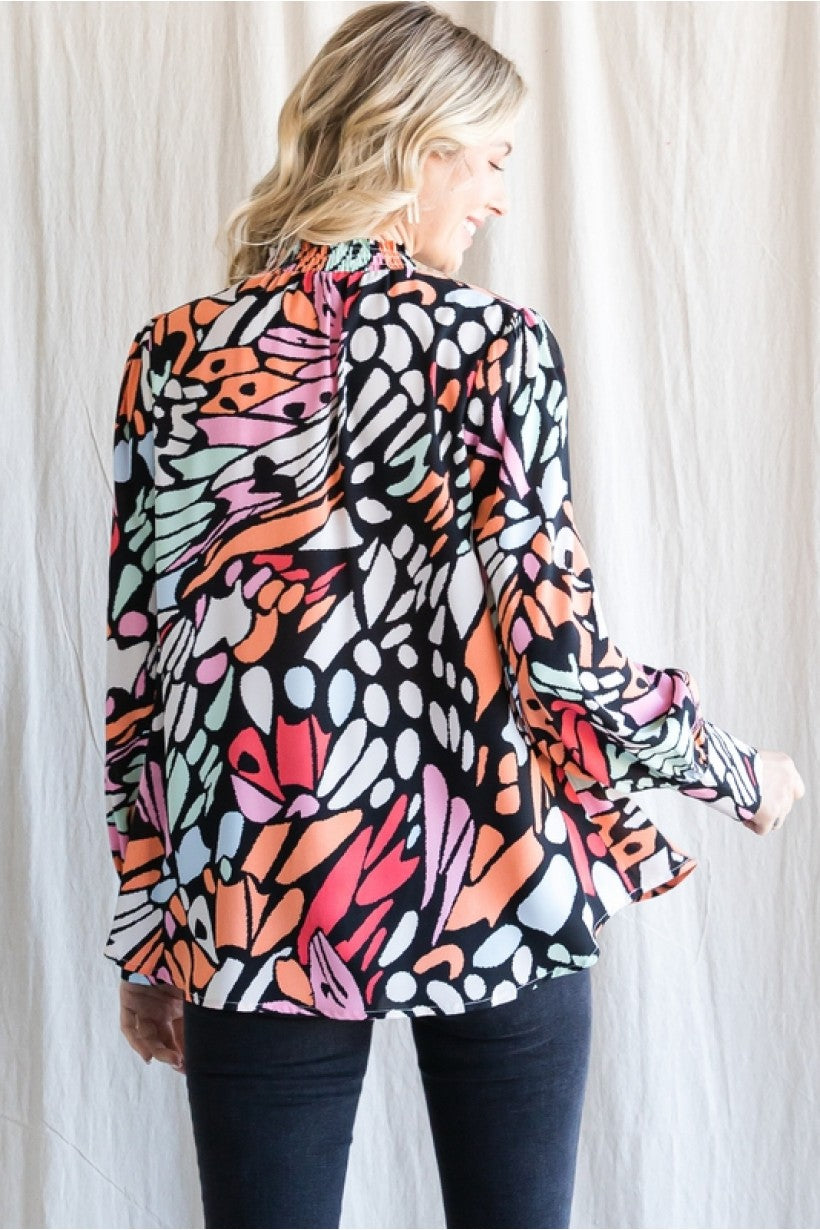 Curvy Meeting Later Top (Black)