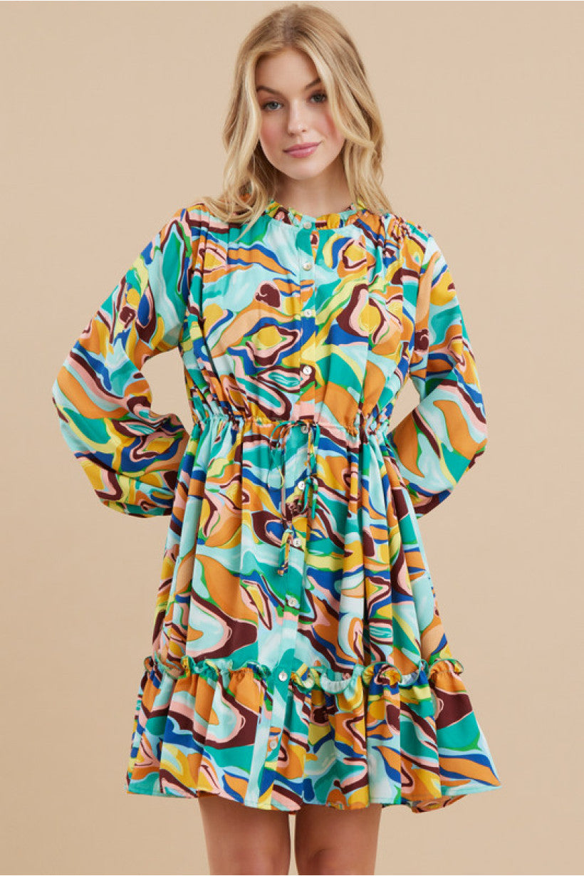 All My Life Abstract Dress