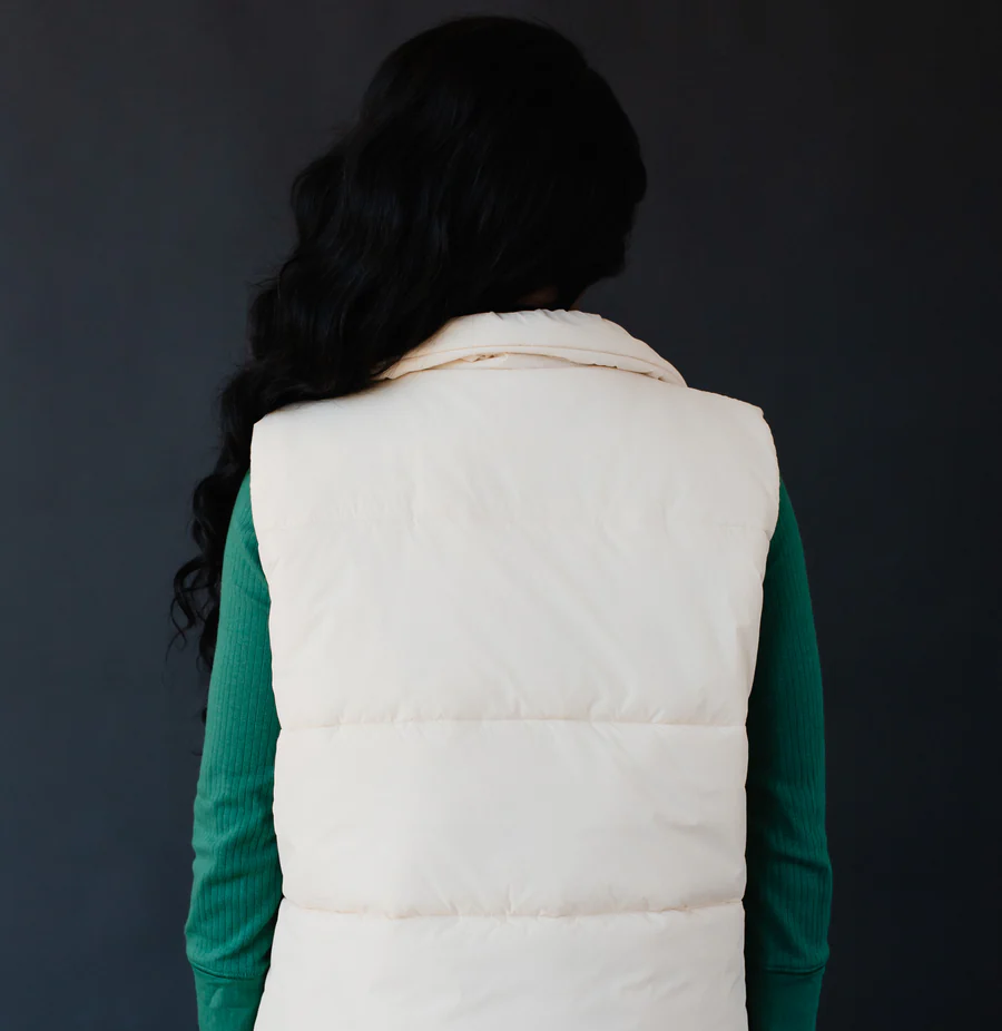 Aspen Puffer Vest (Oatmeal)