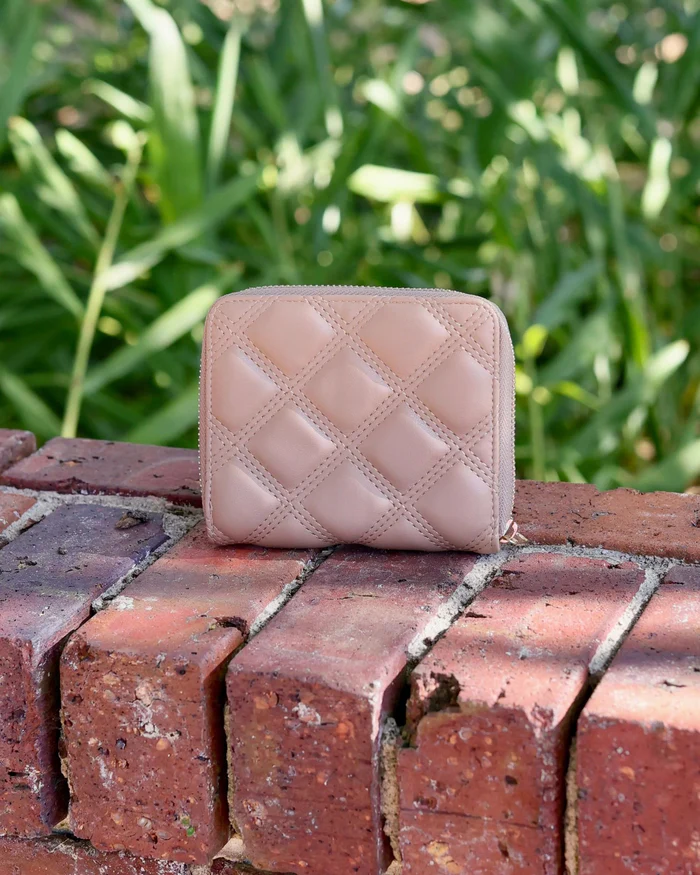 Tanna Quilted Wallet - Pearl - Delta Swanky Girl