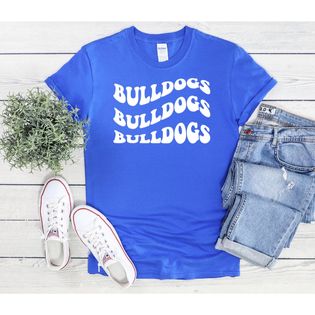 Gameday Wave Graphic Tee (Bulldog)