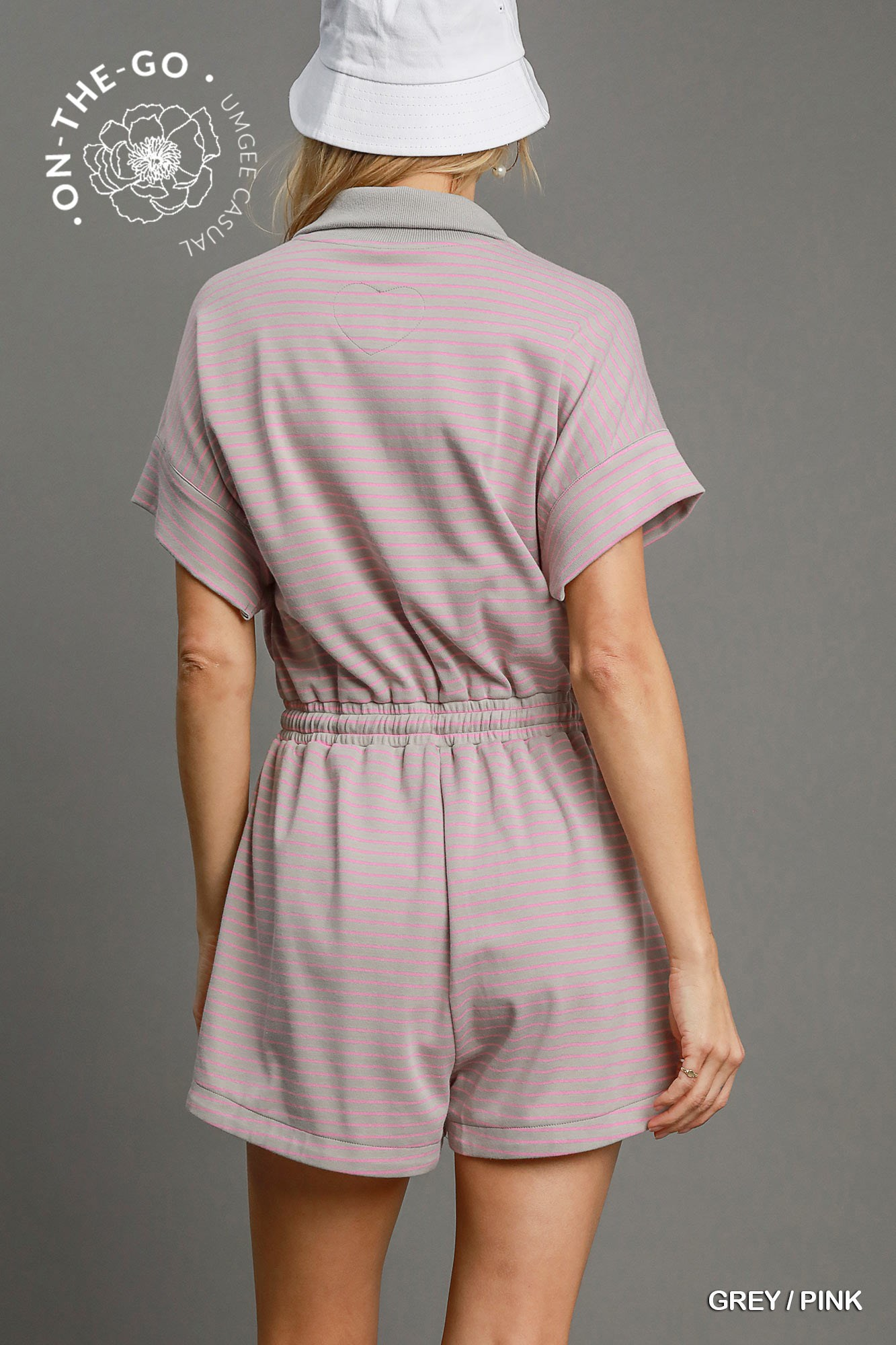 Embrace Today Luxeknit Stripe Romper - Delta Swanky Girl