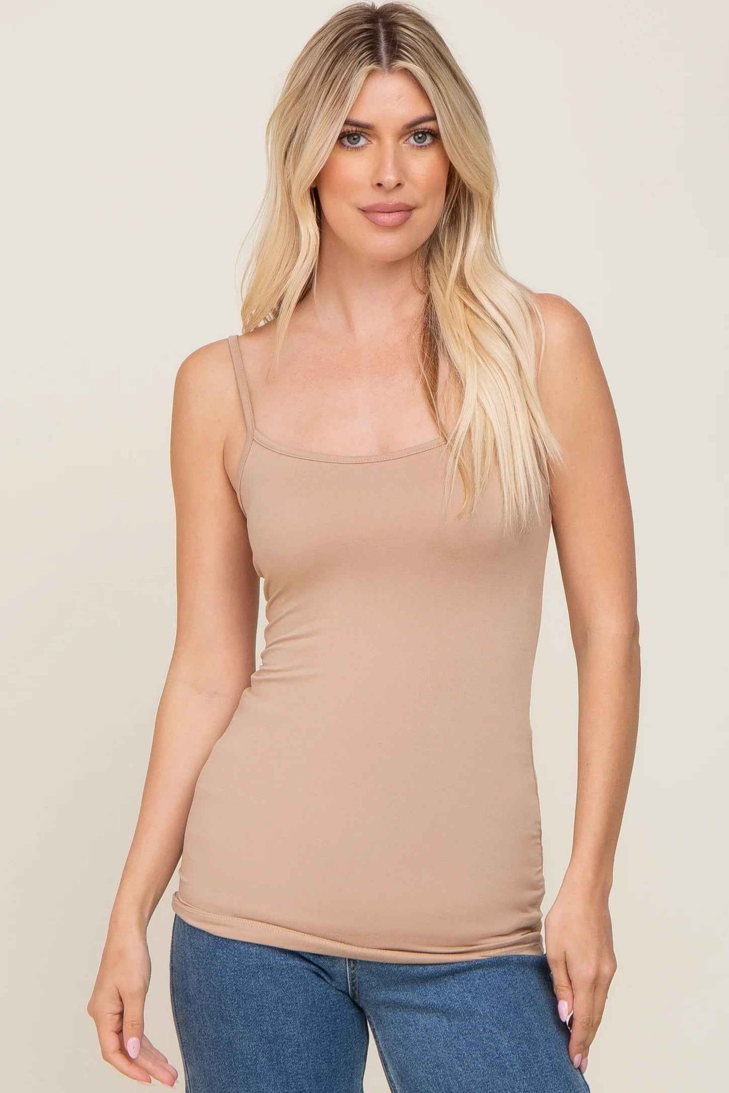 Crushin' Basic Cami - Nude