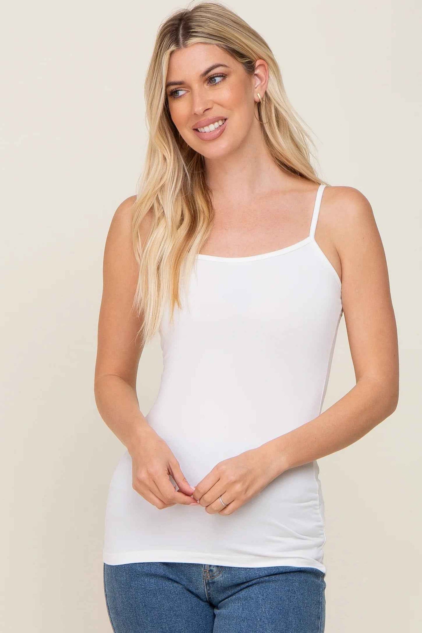 Crushin' Basic Cami - White