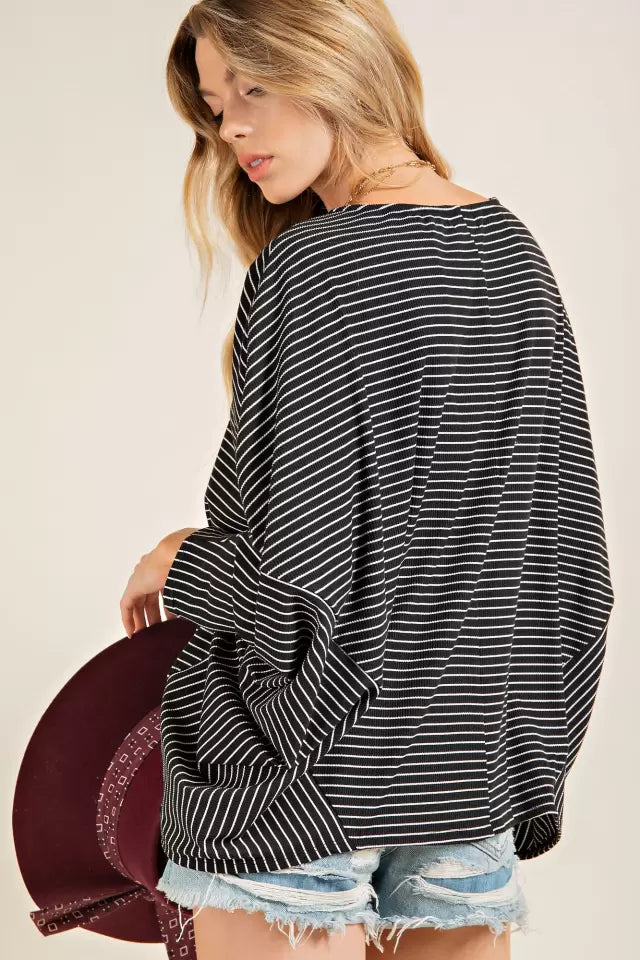 Never Alone Top (Black)