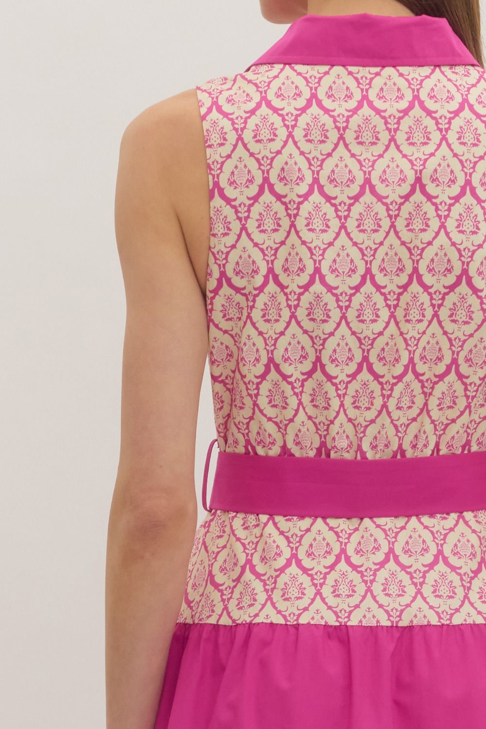 Maisie Tiered Midi Dress - Delta Swanky Girl