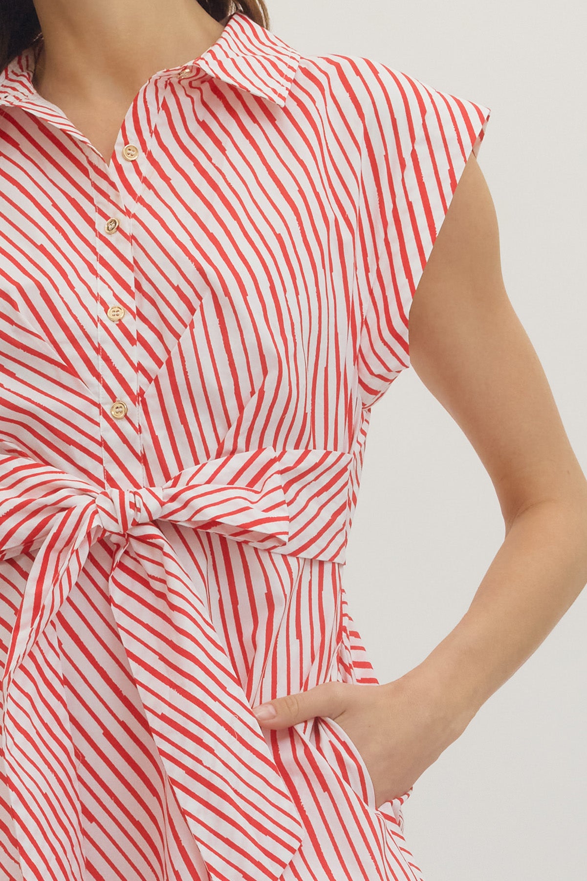 Salsa Brunch Striped Dress - Delta Swanky Girl