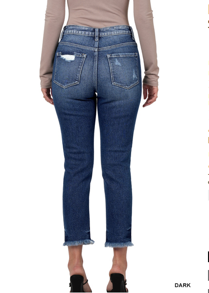 Saddie Skinny (Dark Wash)