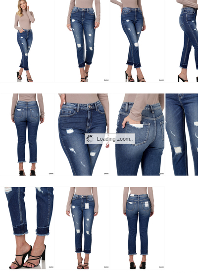 Saddie Skinny (Dark Wash)