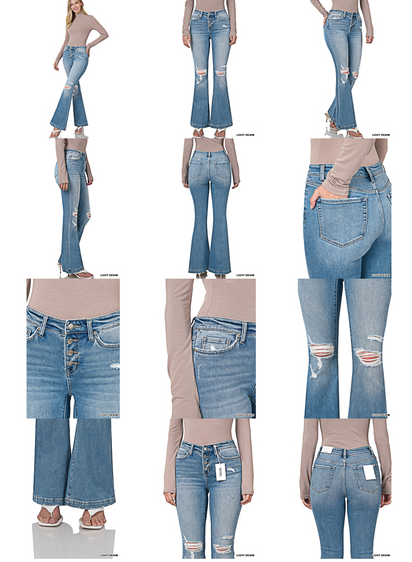 Dreamer Flare Jean (Light Wash)