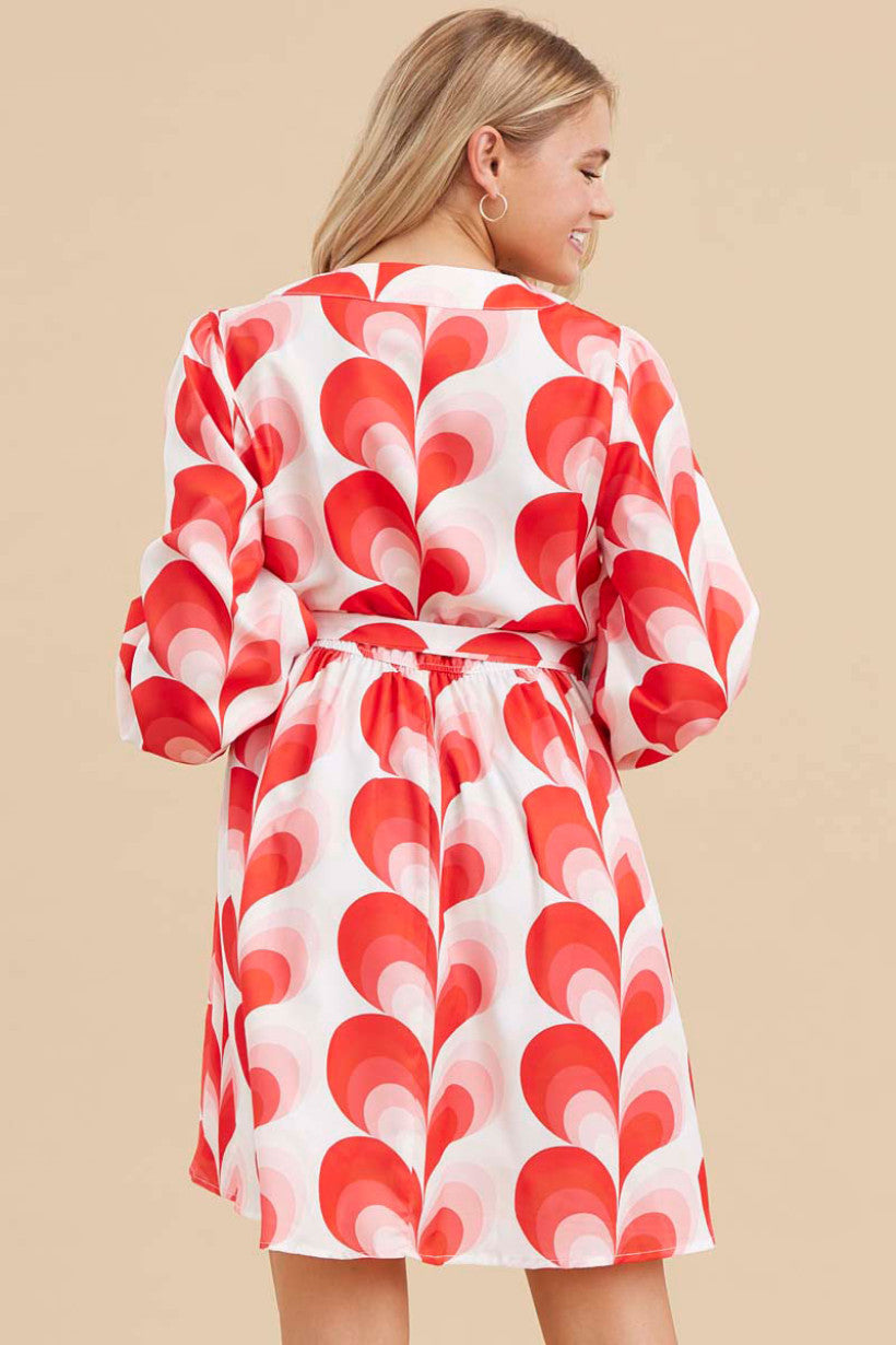 Poppy Balloon Sleeve Dress