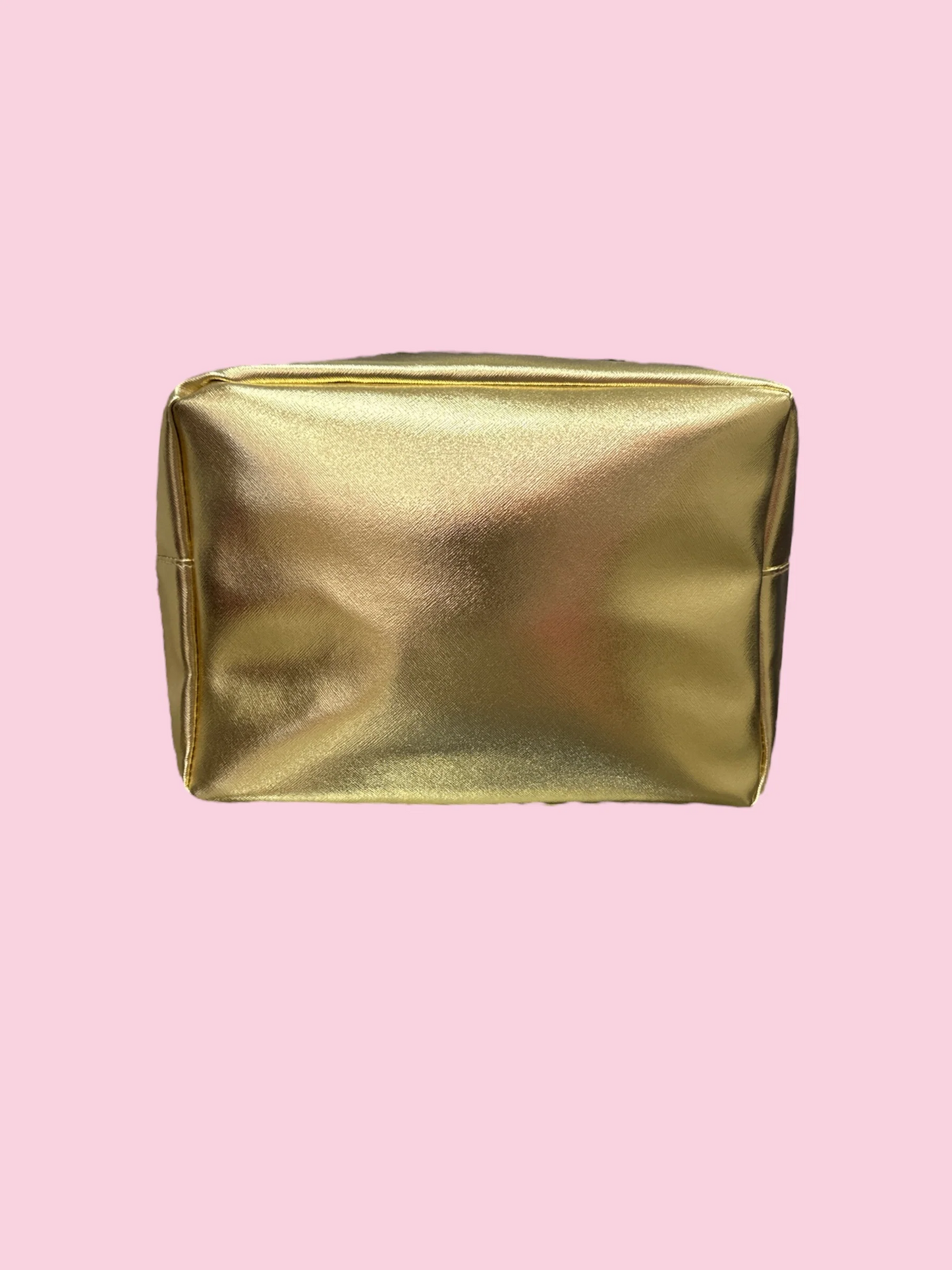 Stoney Large Cosmetic Tote - Gold - Delta Swanky Girl