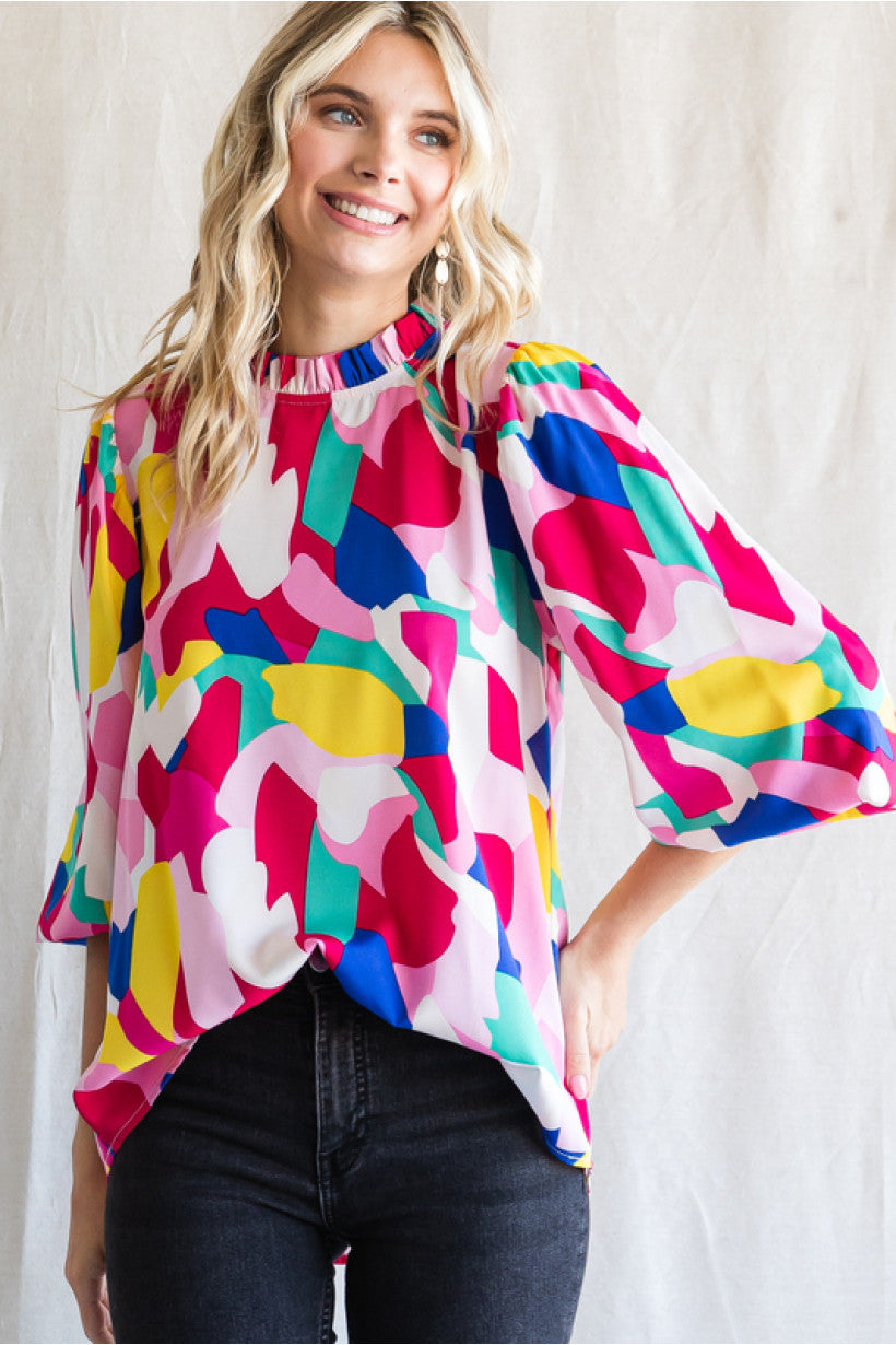 Color Burst Top