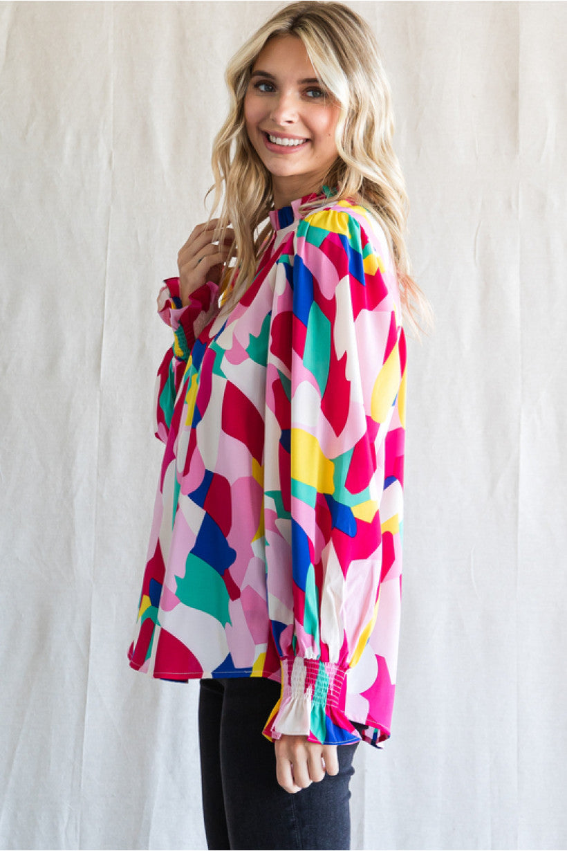 Color Burst Top