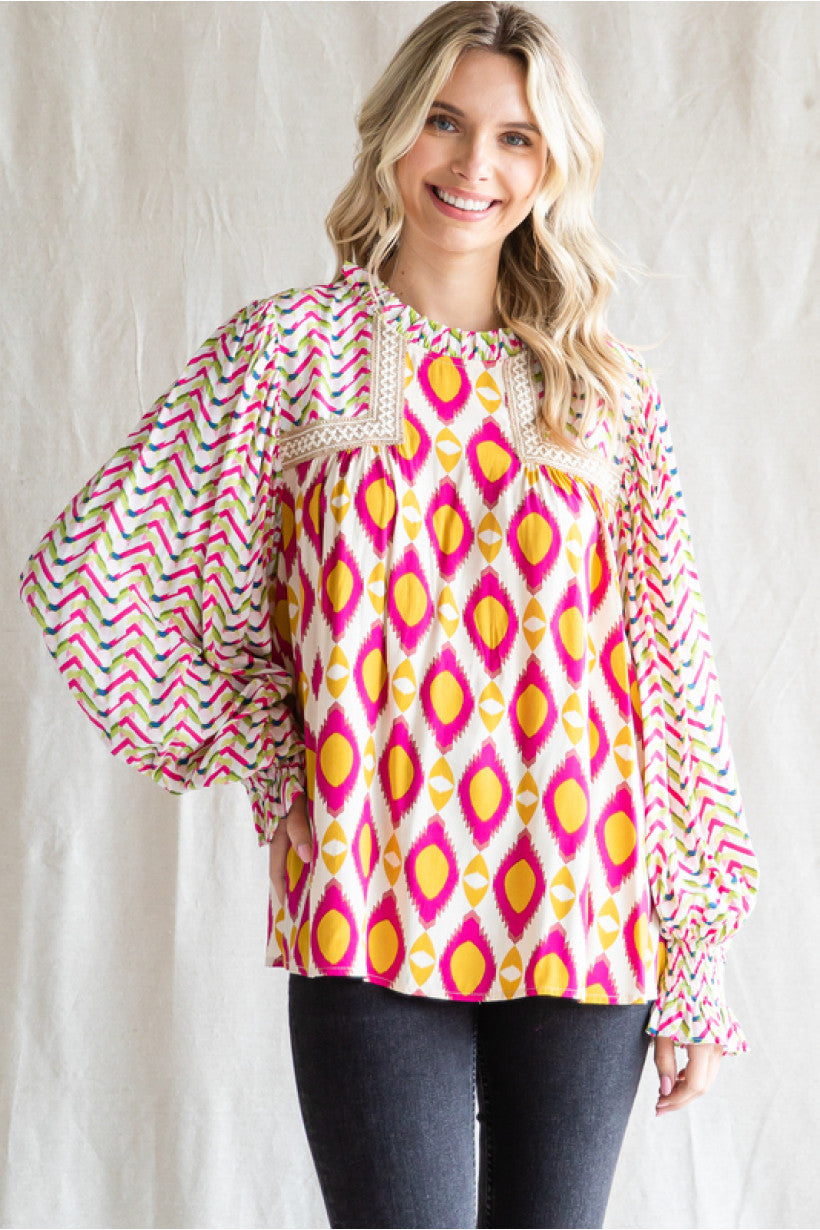 Curvy Matter Of Fact Top (Magenta)