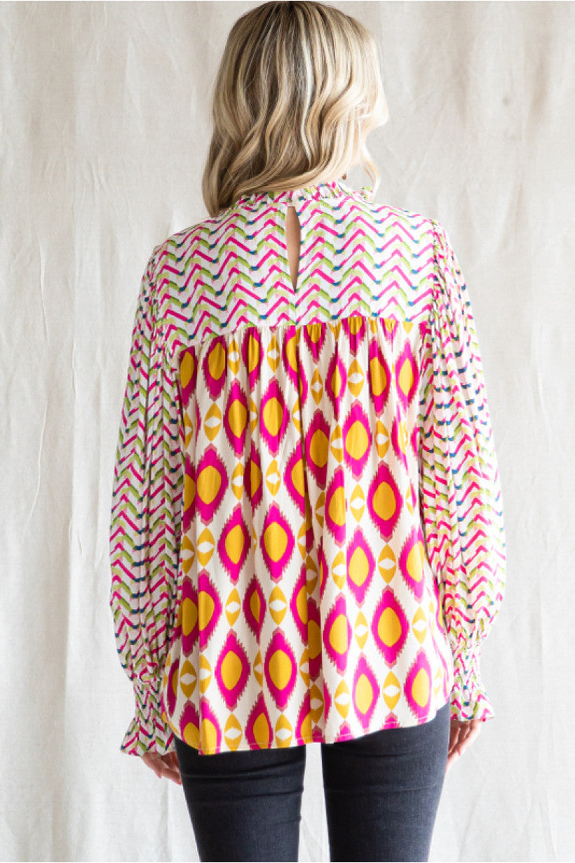 Curvy Matter Of Fact Top (Magenta)