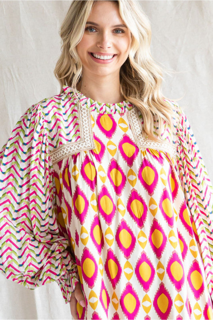 Curvy Matter Of Fact Top (Magenta)