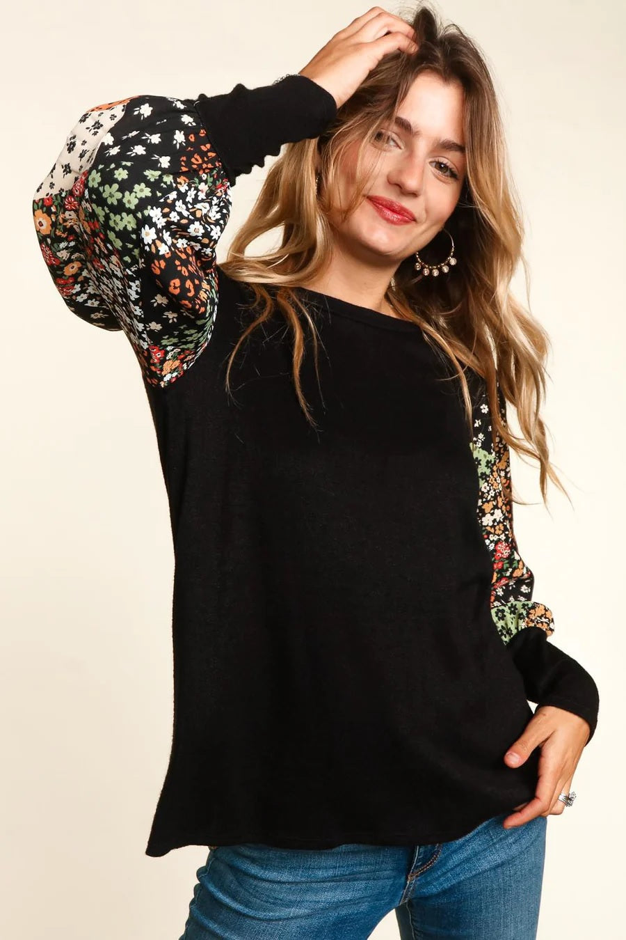 Curvy Claire - Patchwork Top
