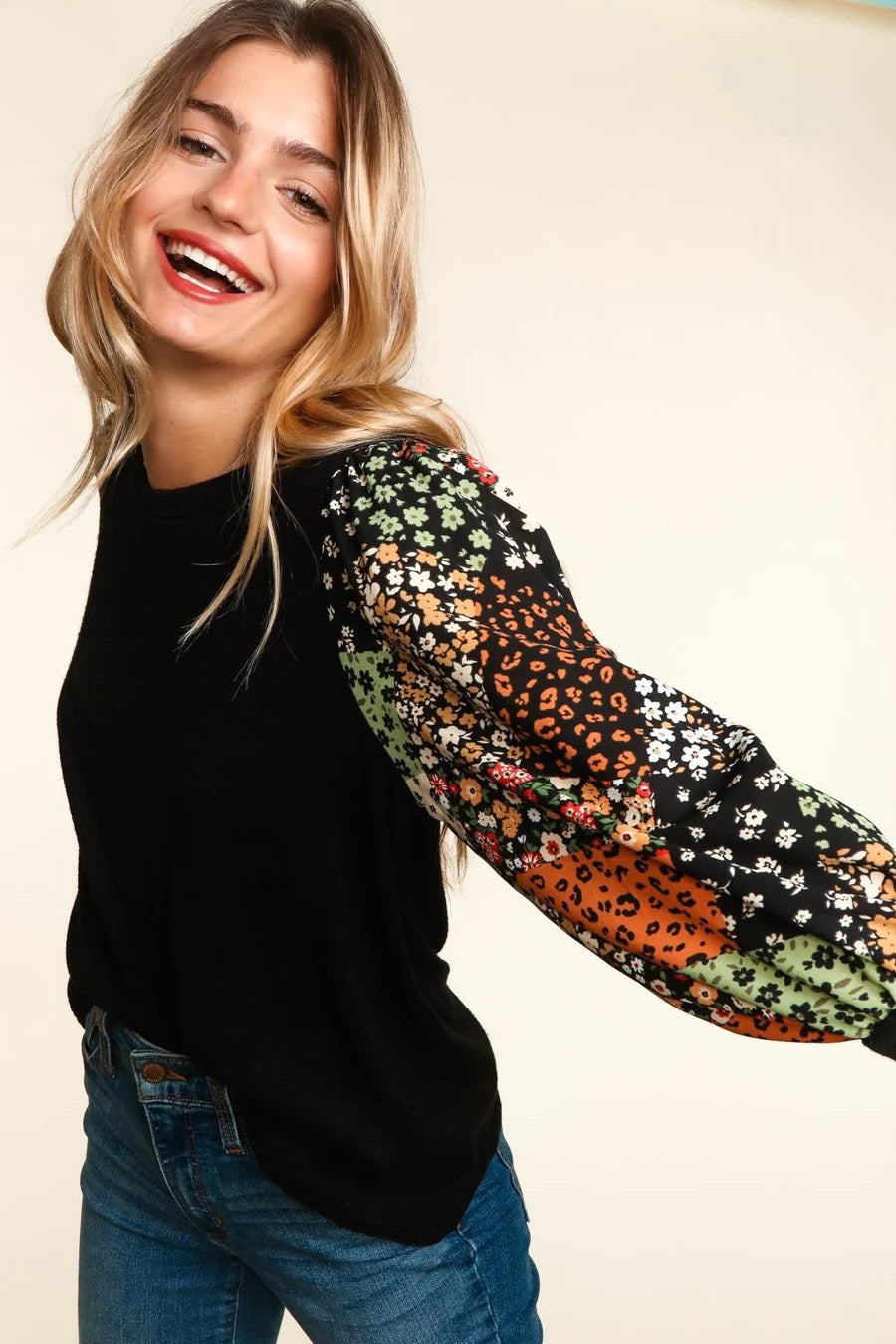 Curvy Claire - Patchwork Top