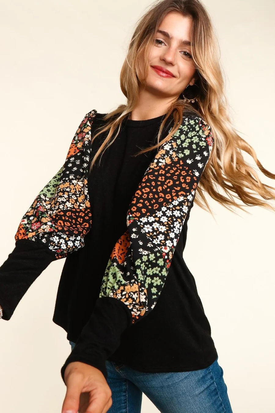 Curvy Claire - Patchwork Top