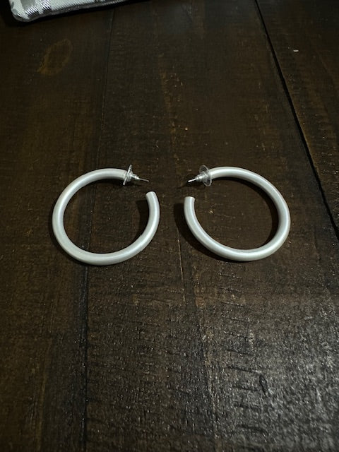 Arabella Hoop Earring (Silver)
