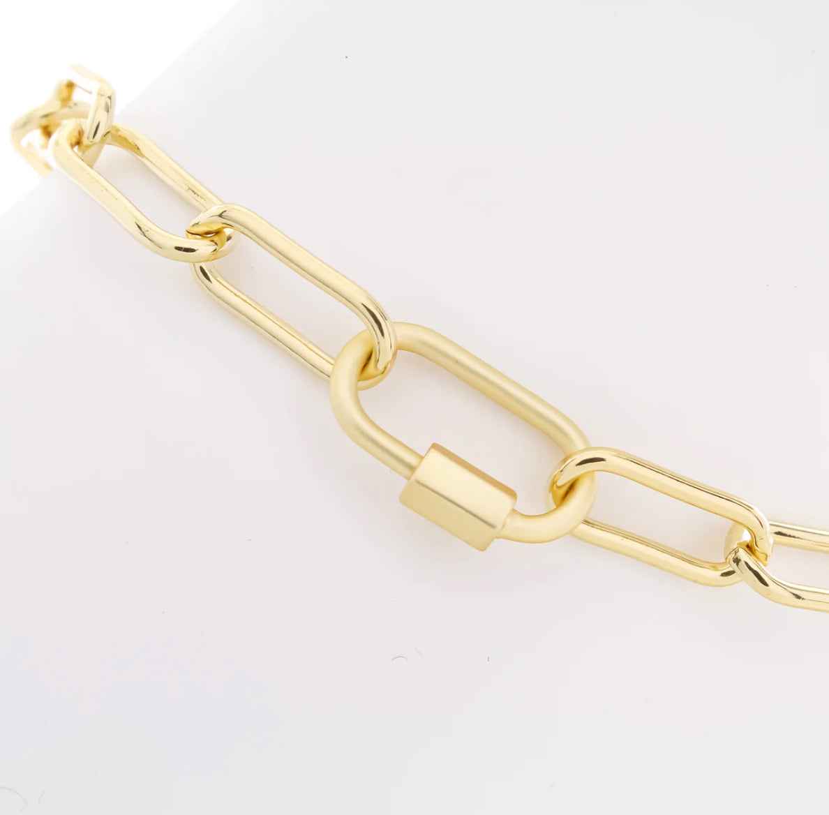 Link & Chain Bracelet (Gold)