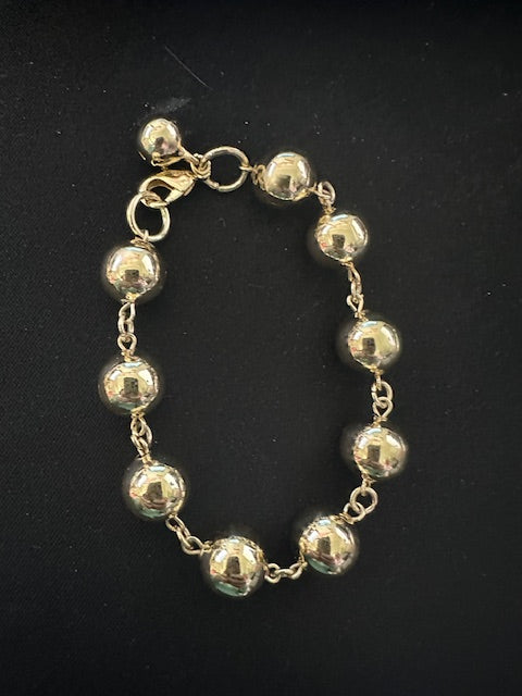Shift Ball Chain Gold Bracelet - Delta Swanky Girl