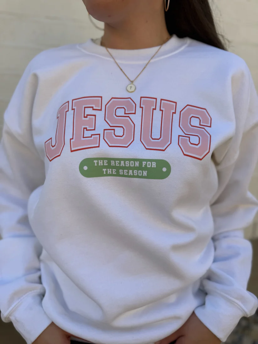 Reason For The Season Crewneck (White)