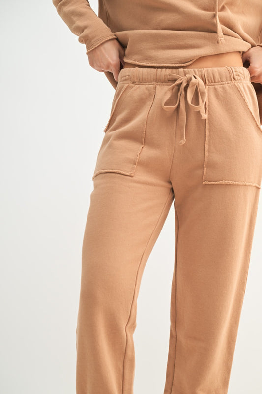Raw Edge Essential Joggers - Mocha